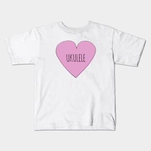 UKULELE LOVE Kids T-Shirt